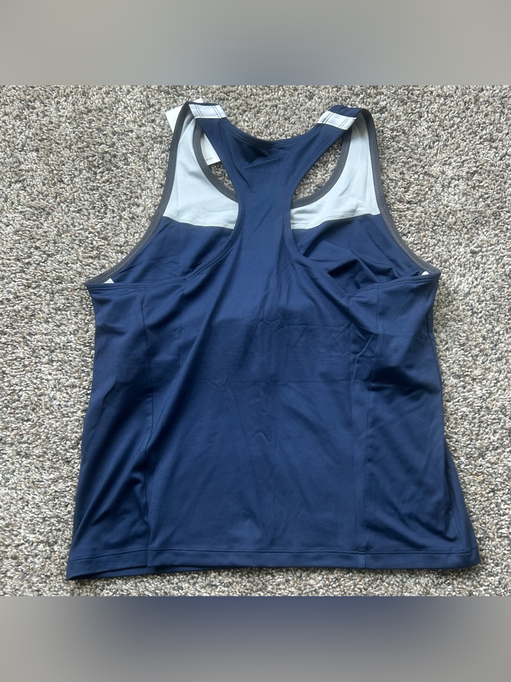 Nike Airborne Bra Tank Top Shirt Support Padded Blue Womens XL CV2733-420 - Picture 2 of 8